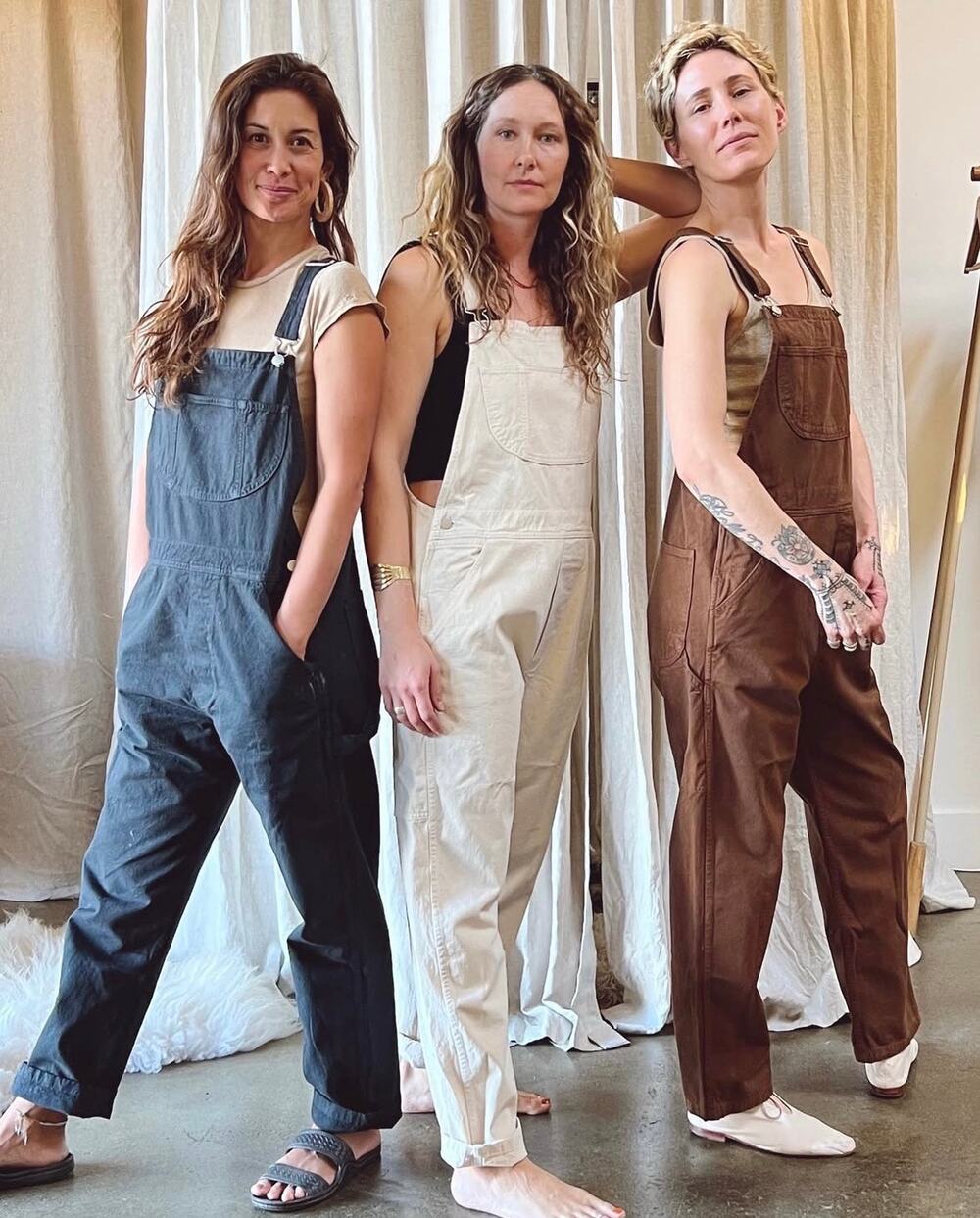 Ozma Standard Overalls Putty Cream Off White Size Medium
